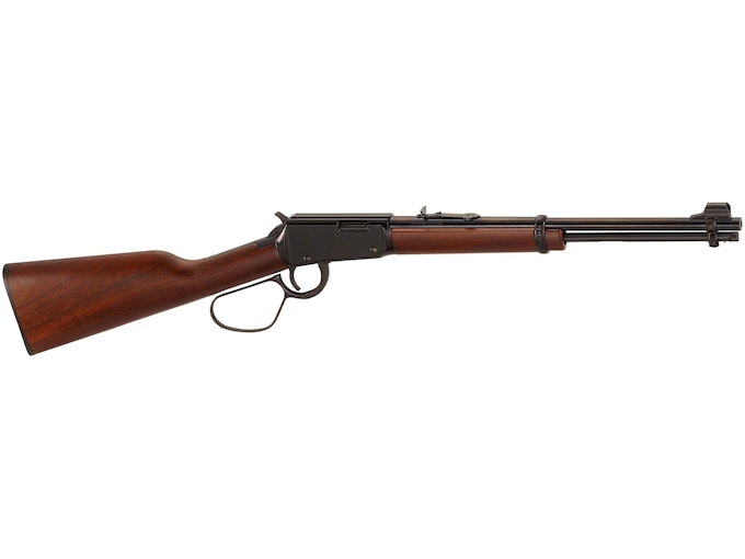 Henry Classic Carbine Lever Action Rifle 22 Long Rifle 16.125″ Blued Barrel Blued Frame Walnut Straight Grip Stock