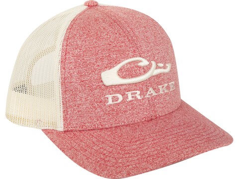 Drake Men's Heather Logo Mesh Back Cap Cotton