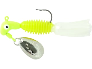 Team Crappie Crappie Tamer Underspin Jig Fluorescent Red/White/Pearl