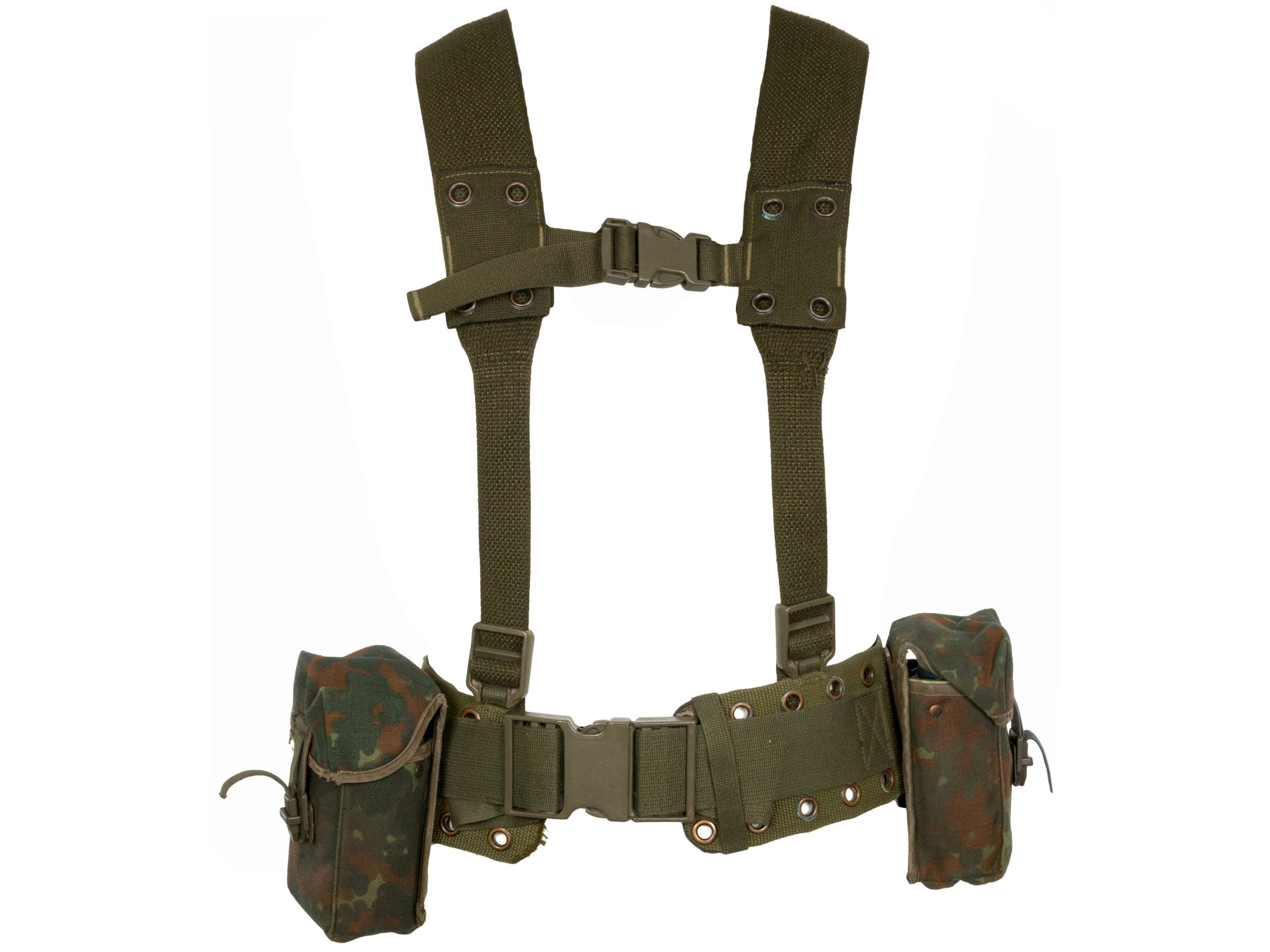Military Surplus German G3 Harness Set Grade 2 Flecktarn Camo