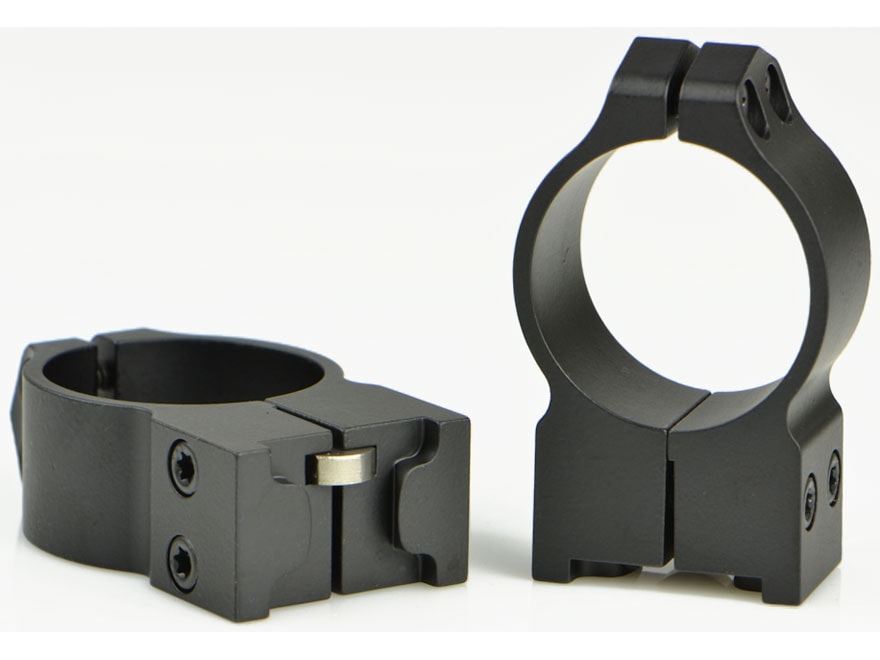 Warne 30mm PermanentAttachable Ring Mounts Ruger 1 Mini14/30