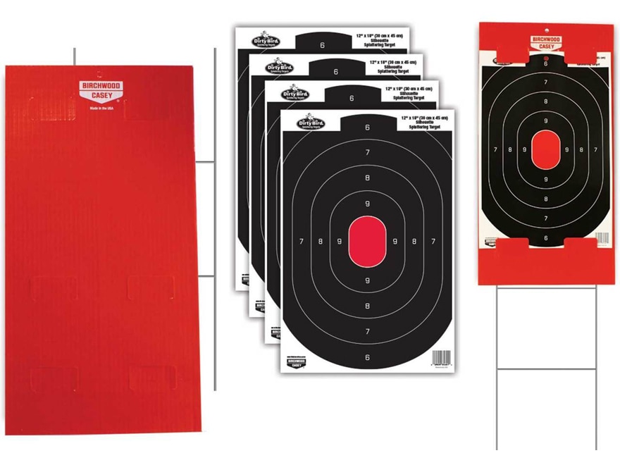 Birchwood Casey Tablock Dirty Bird Target Kit 12x18 4PK
