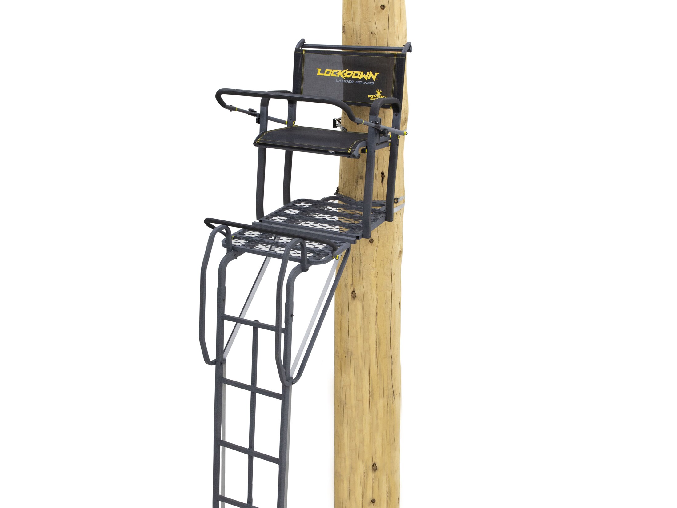 Rivers Edge Lockdown Wide Single 21 Ladder Treestand   519519 