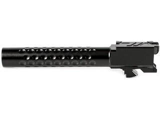 Faxon Match Series Barrel for Glock 17 Gen 1-4 9mm Luger 1 in 10" Twist Flame Fluted Non Threaded Stainless Steel Nitride