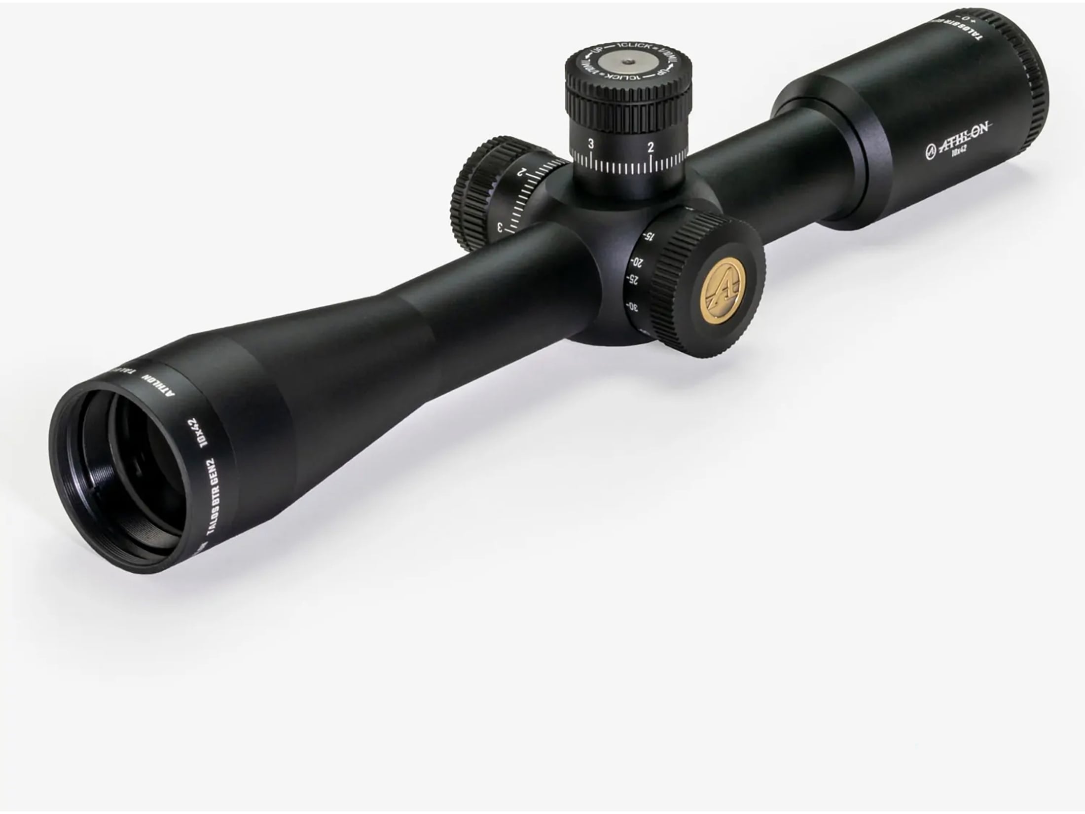 Athlon Optics Talos BTR Rifle Scope 30mm Tube 10x 42mm APRS2 MIL Reticle Black