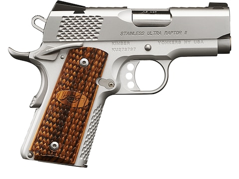 Kimber Stainless Ultra Raptor II 1911 Pistol 45 ACP 3 Barrel 7-Round