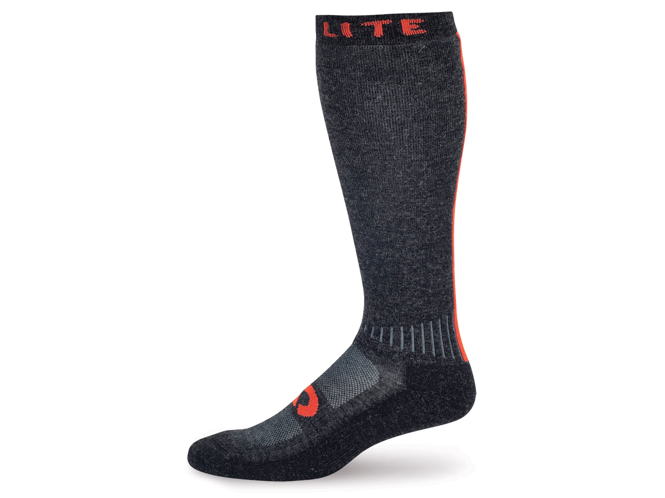 First Lite Mountain Athlete Cold Weather Socks Merino Wool Blend Black