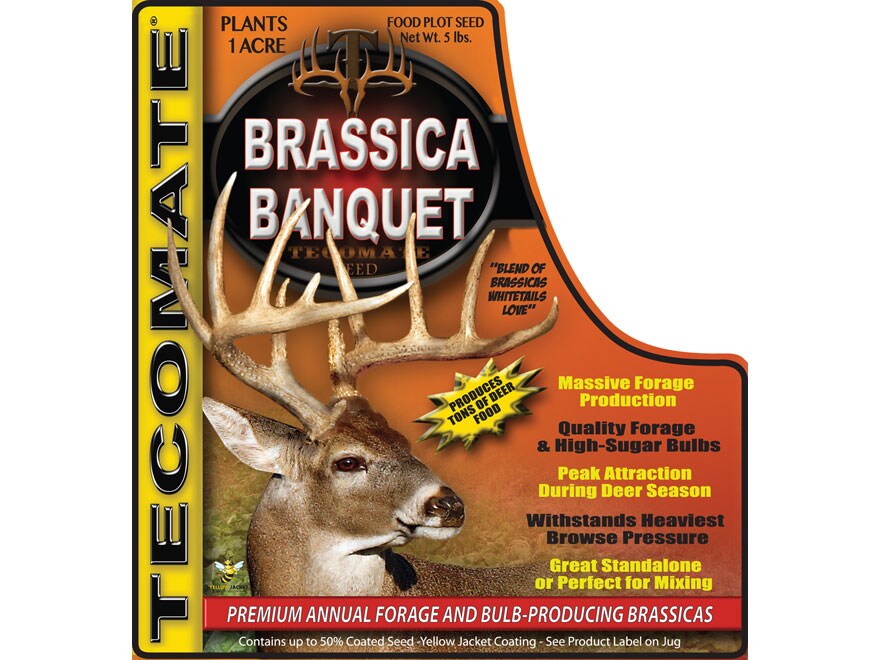 Tecomate Brassica Banquet Annual Food Plot Seed 5 lb