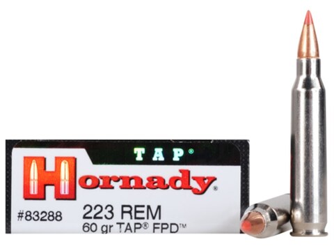 Hornady TAP Personal Defense Ammo 223 Remington 60 Grain Polymer Tip