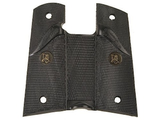 Pachmayr Signature Grips 1911 Government, Commander with Thumb Swell Rubber Black