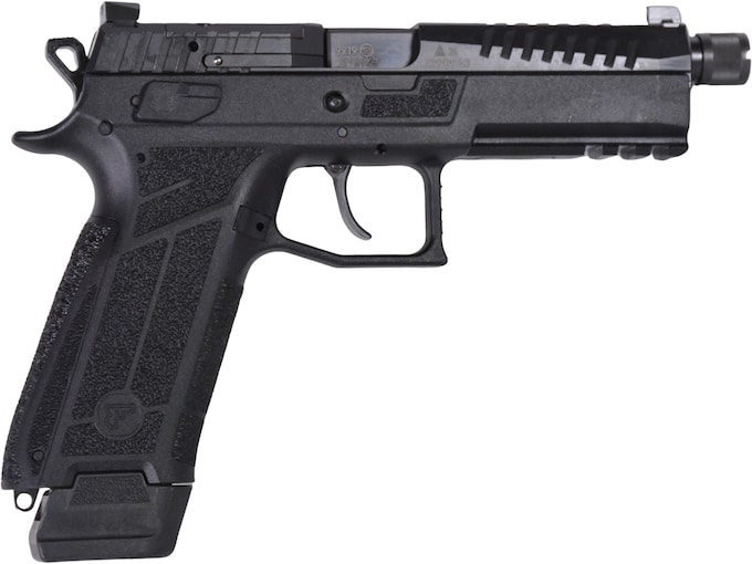 CZ P-09 F Nocturne Suppressor Ready 9mm Luger Pistol 5.3″ Threaded Barrel 21+1 Round Black