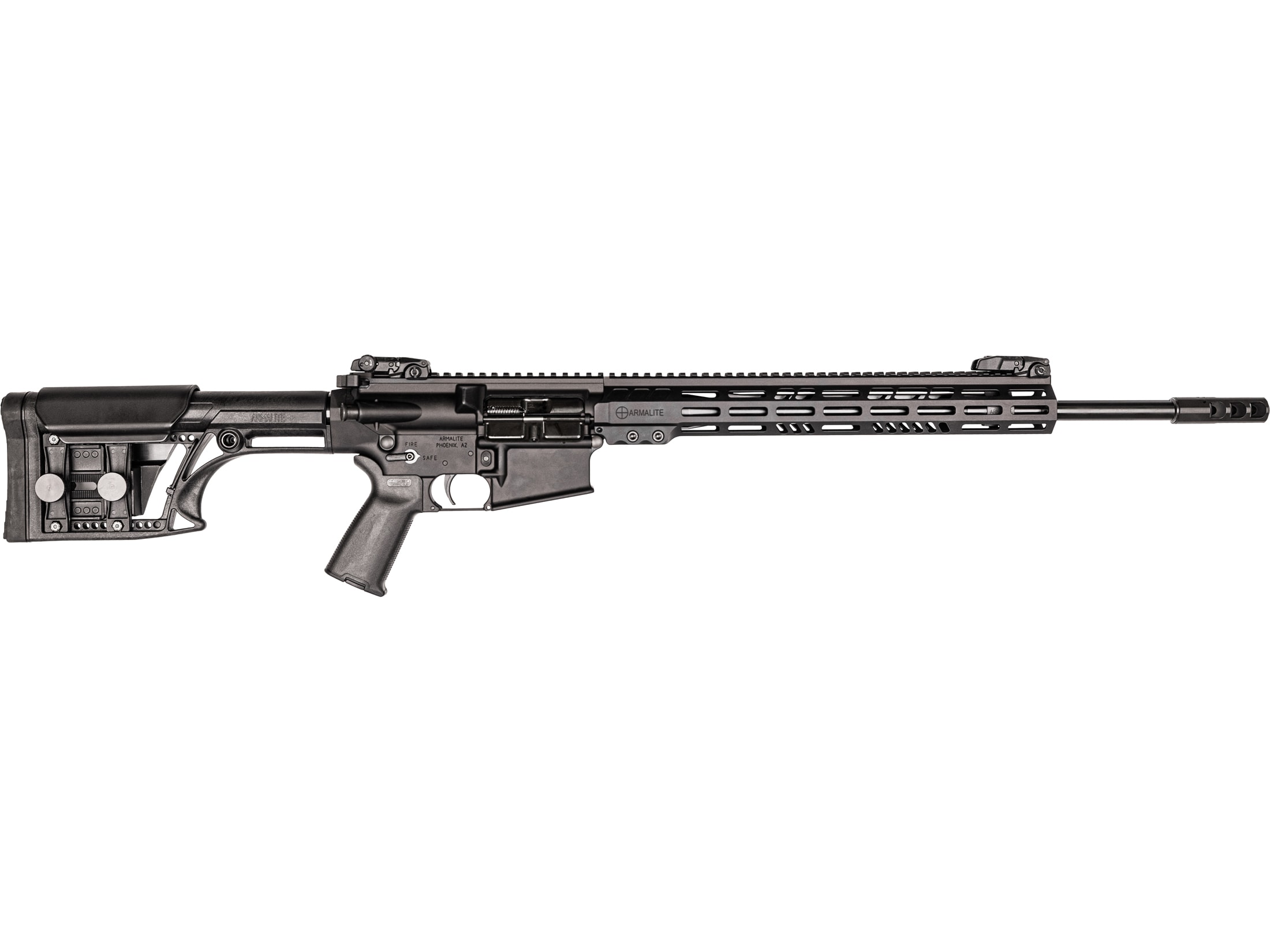 Armalite AR-10 Tactical Semi Automatic Rifle 6.5 Creedmoor 22" Black Threaded Barrel Black Frame Black Pistol Grip