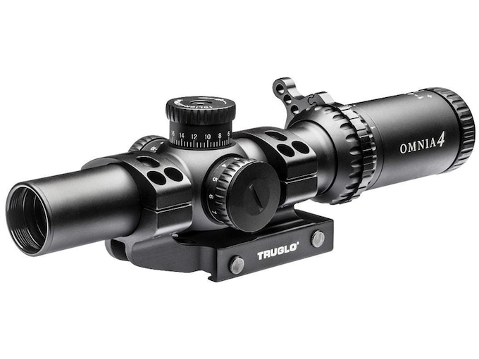 TRUGLO Omnia Rifle Scope 1-8x 24mm Illuminated A.P.T.R. Reticle Matte Black