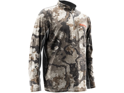 Nomad Men's Cooling 1/4 Zip Long Sleeve Shirt Polyester