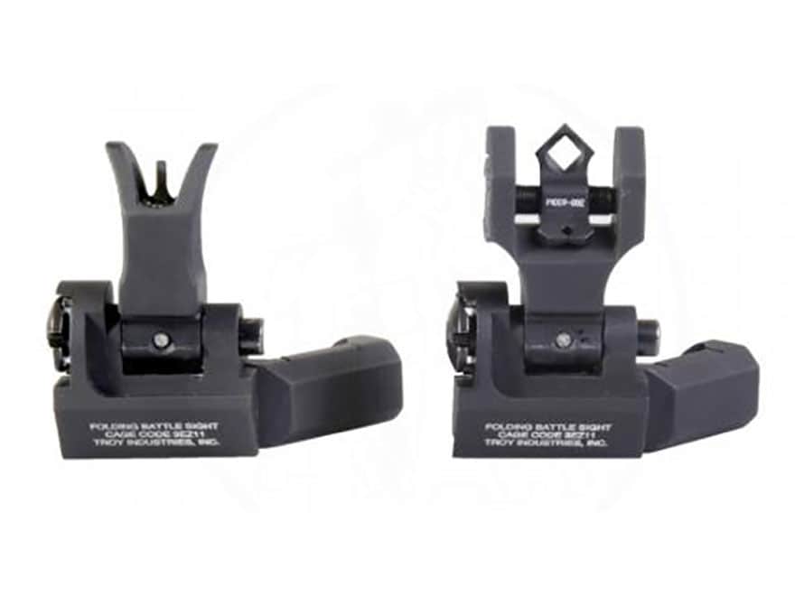 Troy Industries Offset FlipUp Battle Sight Set M4Style Front,