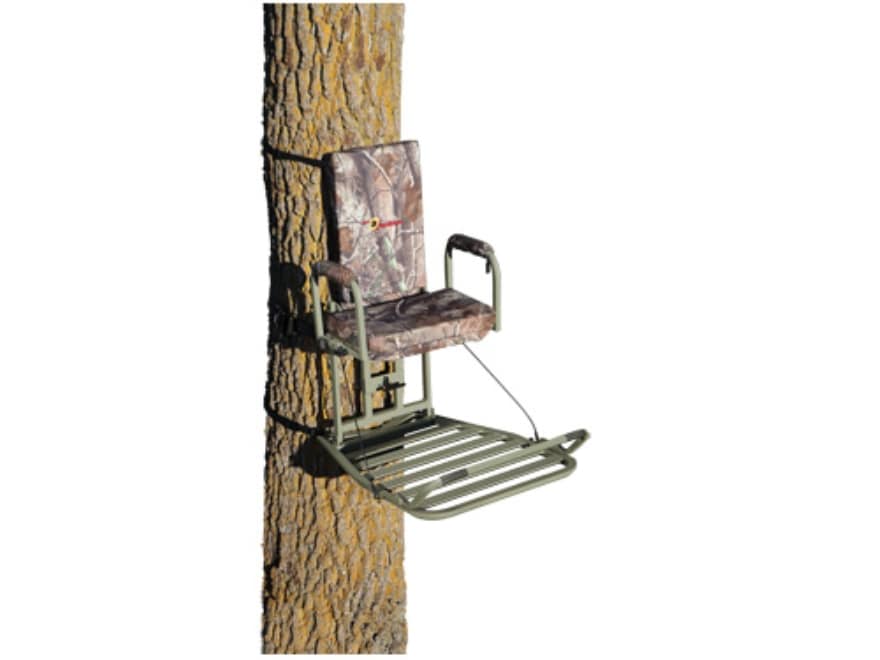 Api Outdoors Deluxe Baby Grand Hang On Treestand Aluminum Realtree Ap