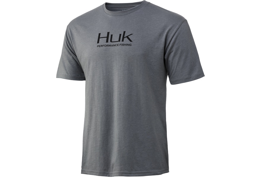 Huk Men's Logo Short Sleeve T-Shirt Scuba Blue Medium