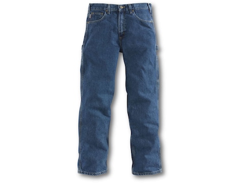 Carhartt Men's Relaxed Fit Tapered Leg Jeans Cotton Darkstone 40 Waist