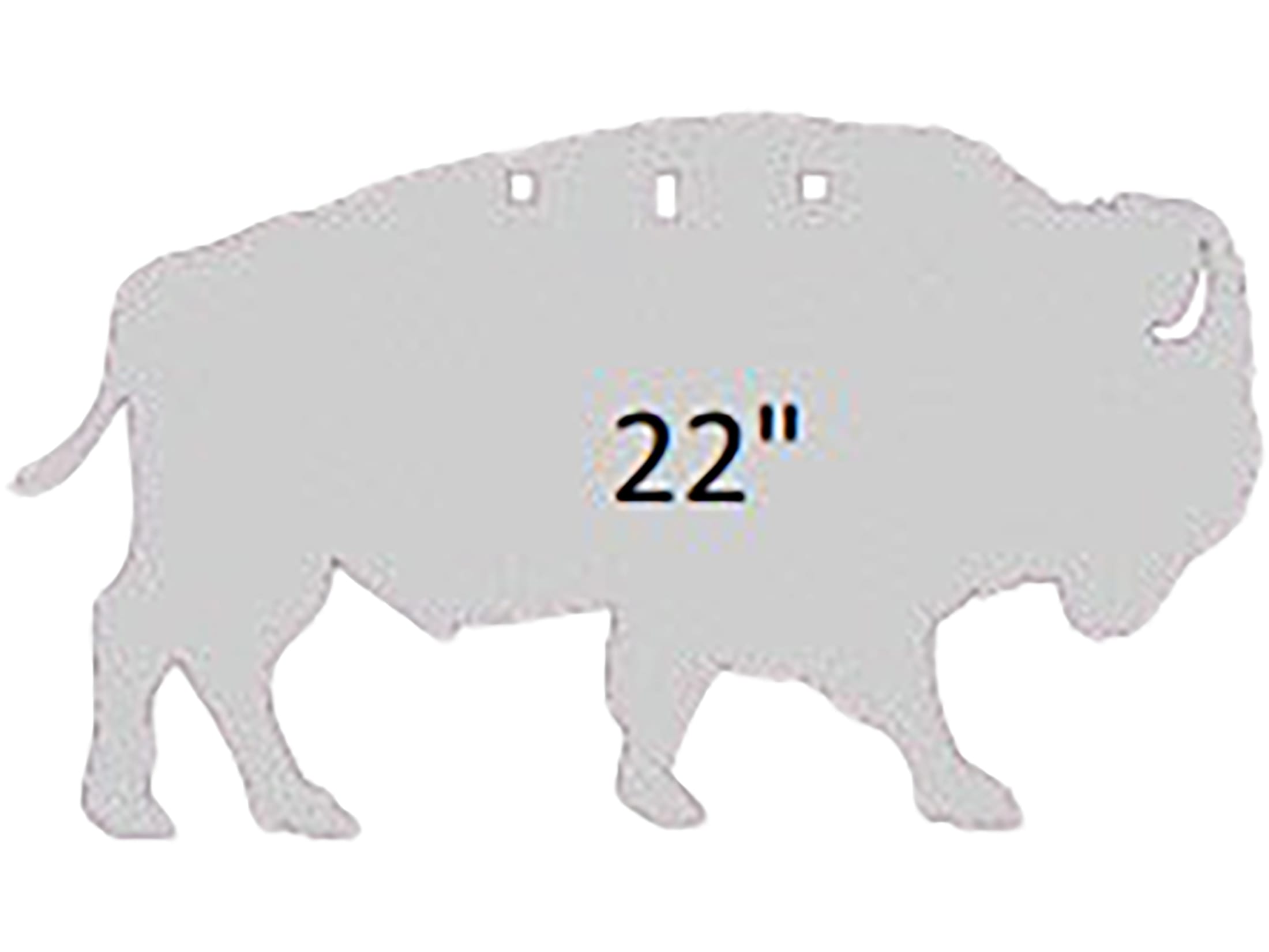 Birchwood Casey AR500 Steel Target Bison