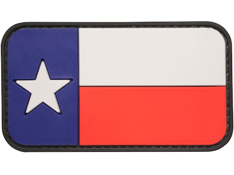 5ive Star Gear Texas Flag PVC Morale Patch Red, White, and Blue 2" x 3"
