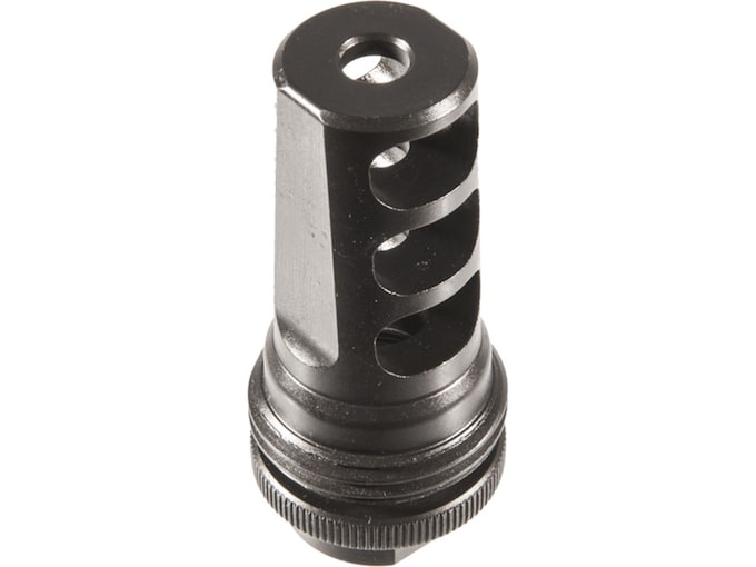SilencerCo ASR 7.62 Muzzle Brake Suppressor Mount 7.62mm AR-10, LR-308 5/8"-24 Thread Steel Matte