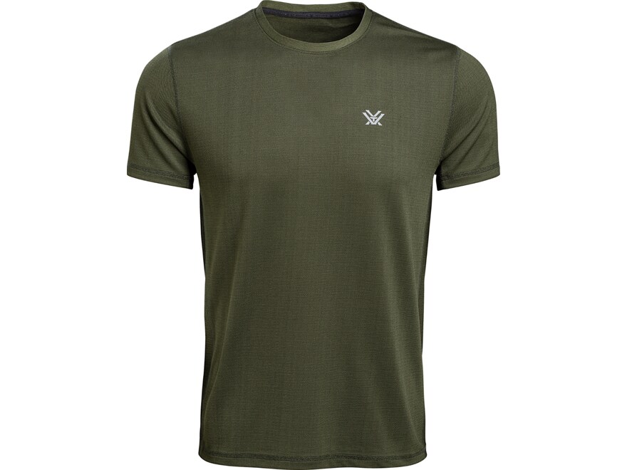 thumbnail image 2 of Vortex Optics Logo Short Sleeve T-Shirt - Men's Steel Blue Heather - S To 3XL 2 of 4