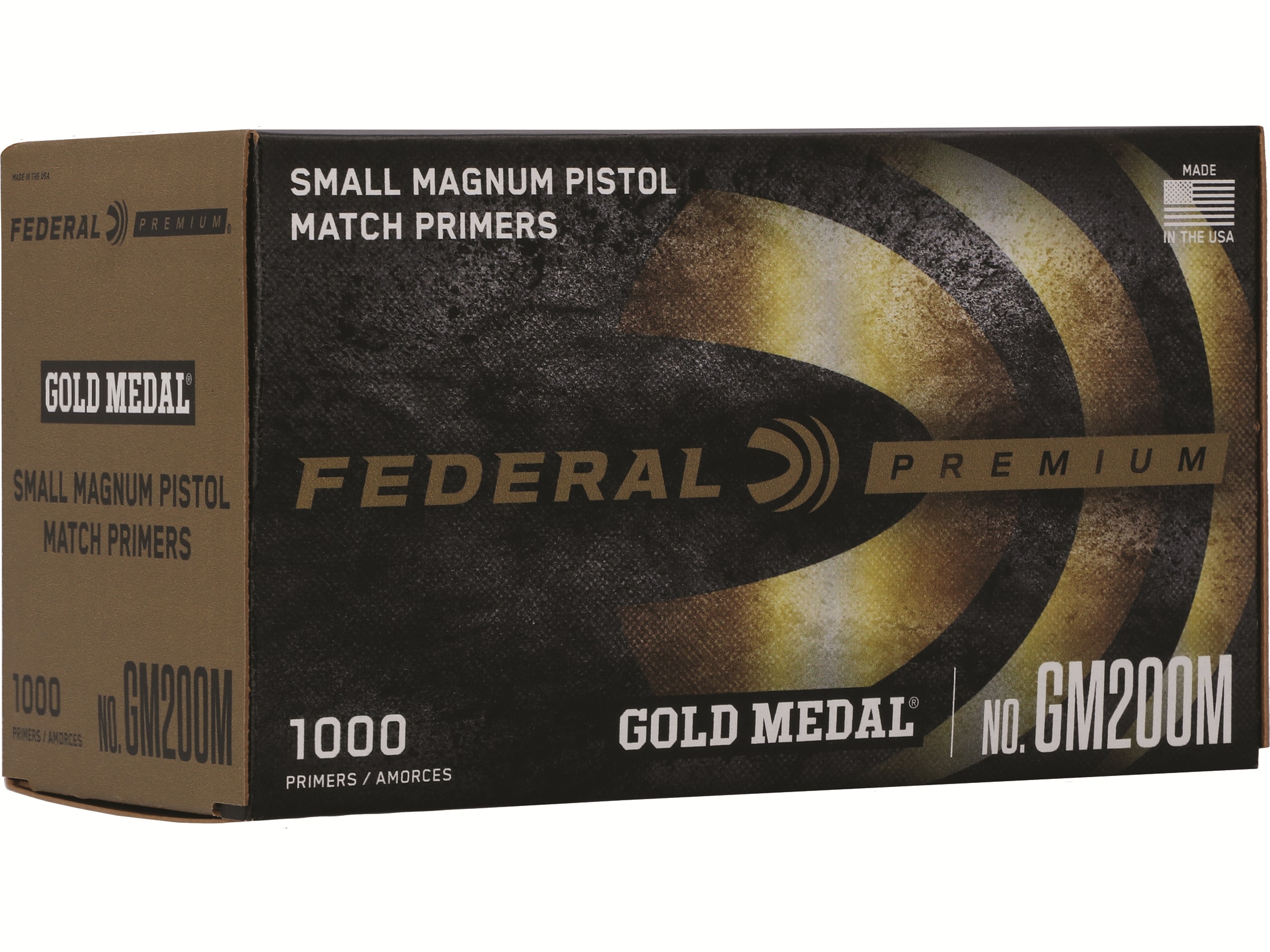 Federal Premium Gold Medal Small Pistol Magnum Match Primers #200M