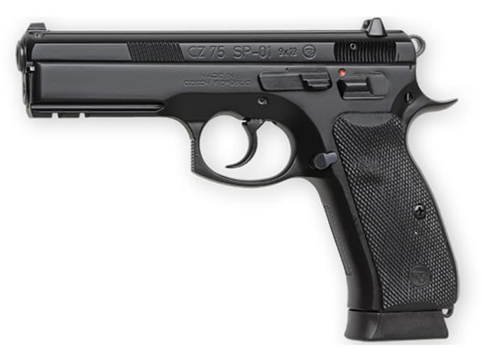 CZ 75 SP-01 9mm Luger Pistol 4.6″ Barrel 10+1 Round Black