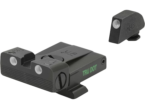 Meprolight Tru-Dot Adjustable Sight Set Glock 17, 19, 20, 21, 22, 23 Steel Blue Tritium...