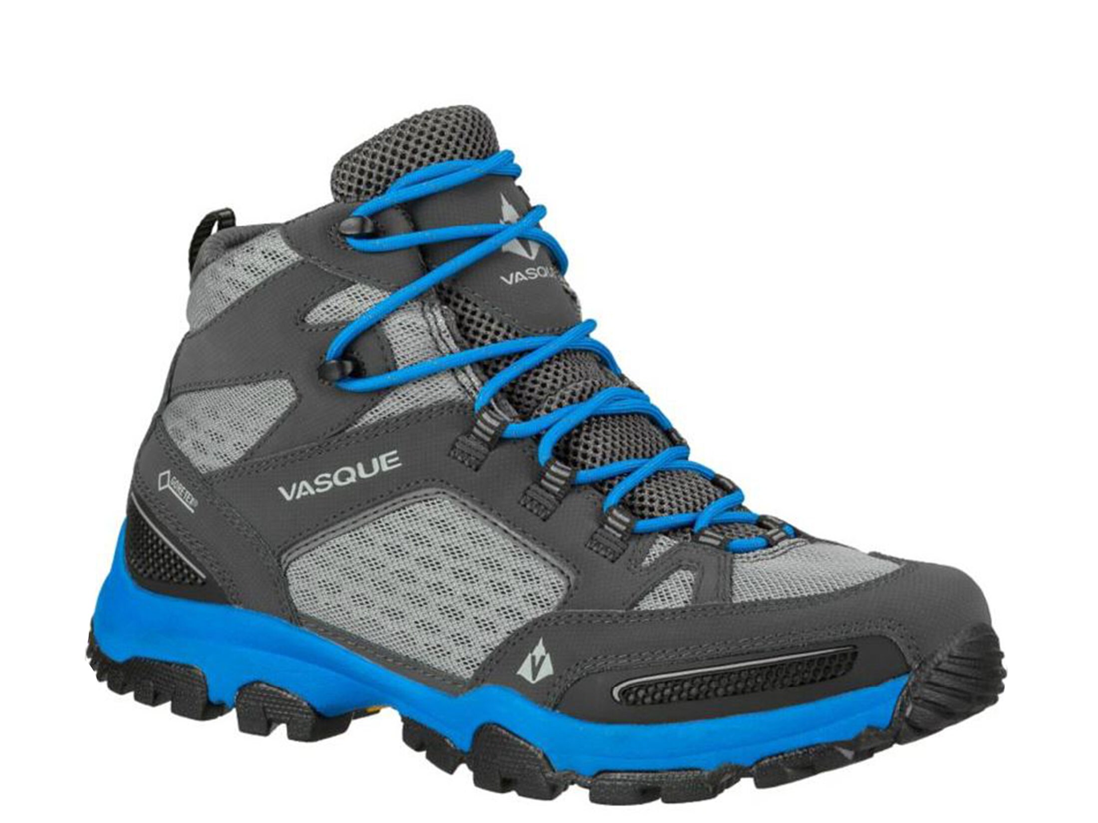 Vasque Inhaler GTX 5 Hiking Boots Leather/Mesh Magnet Brilliant Blue