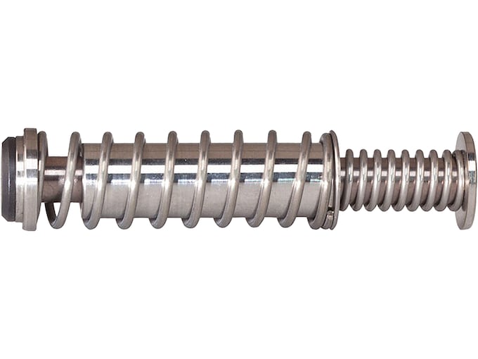 Glockstore Heavy Tungsten Recoil Spring Assembly for Glock 43, 43X, 48 Stainless Steel Black Cap