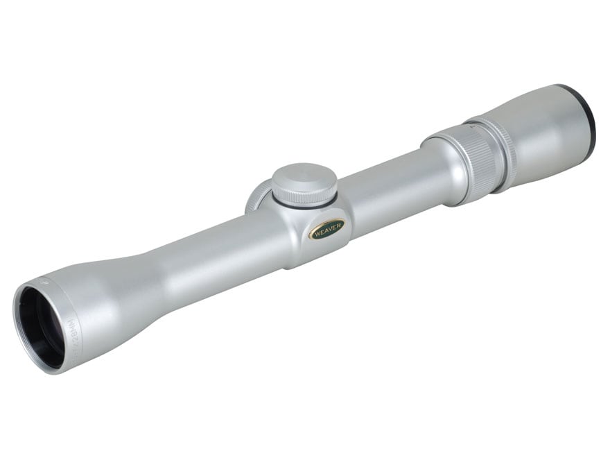 Weaver Classic Rimfire Rifle Scope 2.57x 28mm DualX Reticle Silver