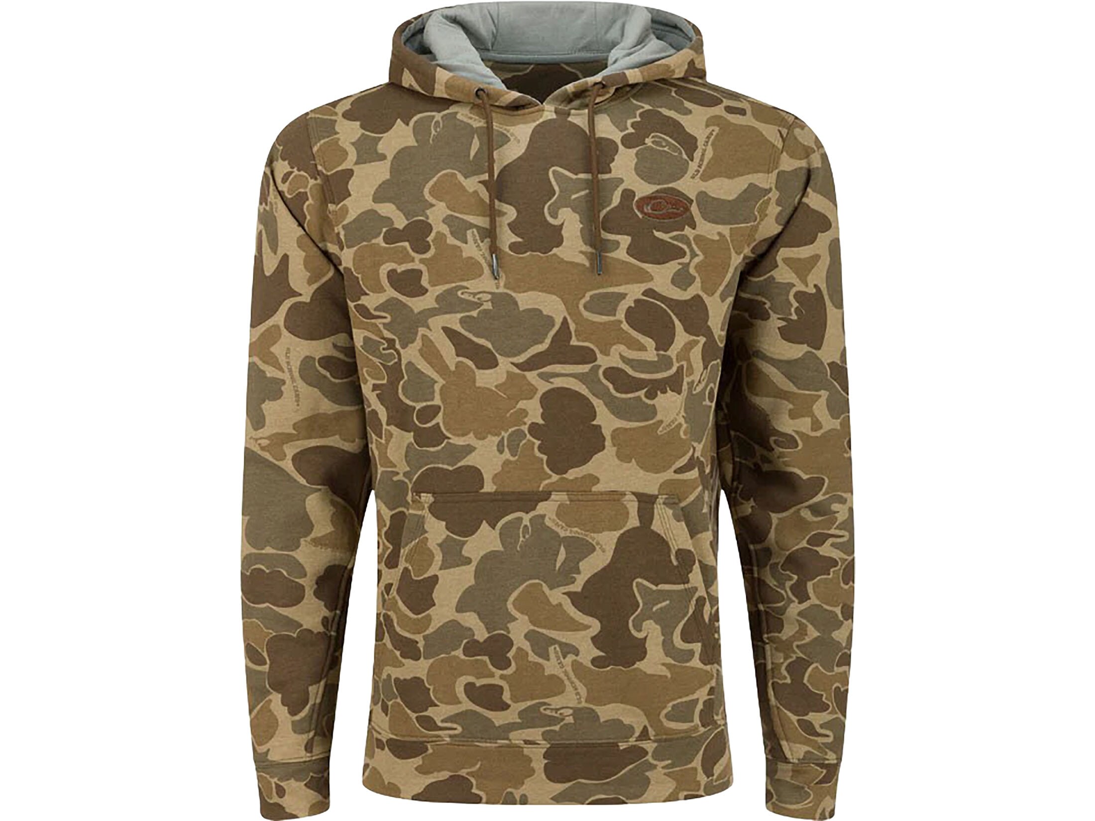 Drake Men's Three End Solid Hoodie Old School Timber XL