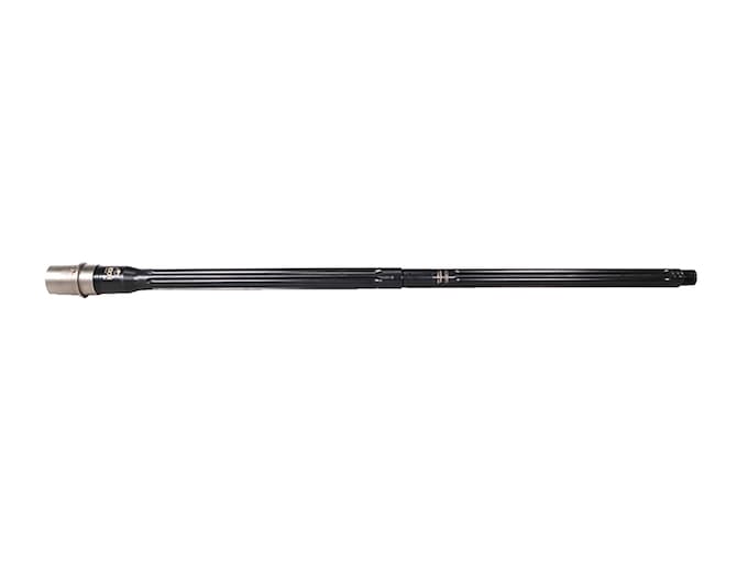 Faxon Match Series Heavy Fluted AR-10 Barrel 6.5 Creedmoor 24" Heavy, Fluted Contour 1:8" Twist Black Nitride