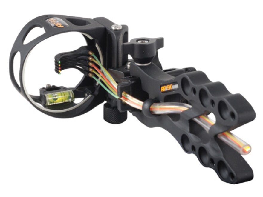 Apex Gear Game Changer 5 Light 5Pin Bow Sight .019 Diameter Pins