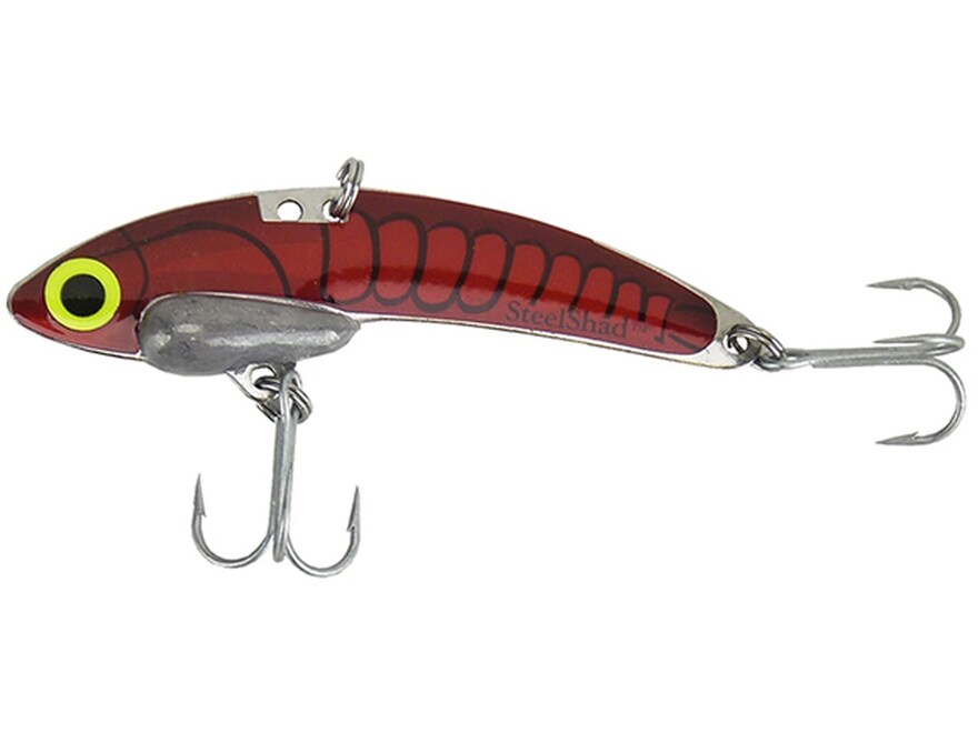 Steel Shad XL Series Blade Bait Red/Crawfish