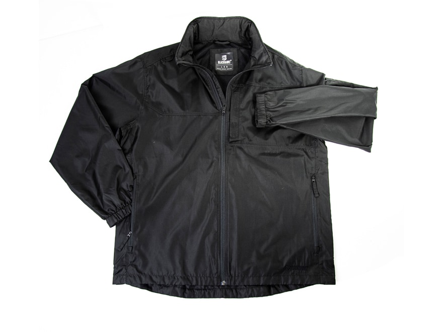 BLACKHAWK! Men's Raid Windbreaker Jacket Black Large