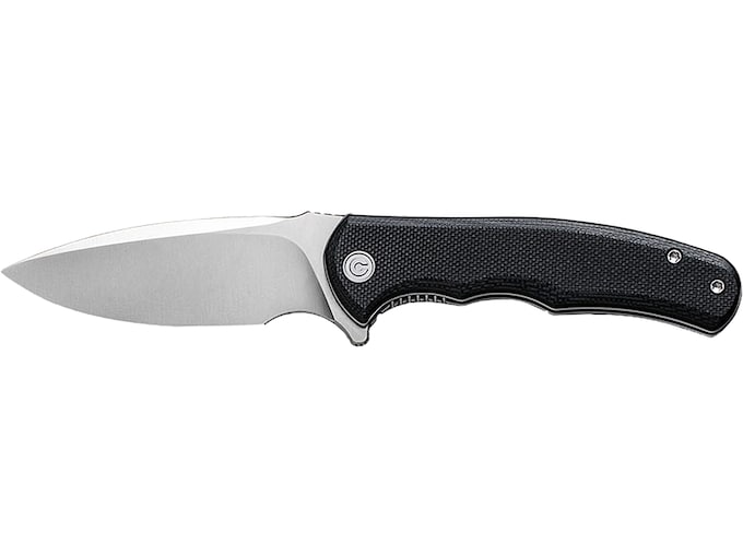 CIVIVI Mini Praxis Pocket Knife 2.98″ Drop Point D2 Satin Blade G-10 Handle Black