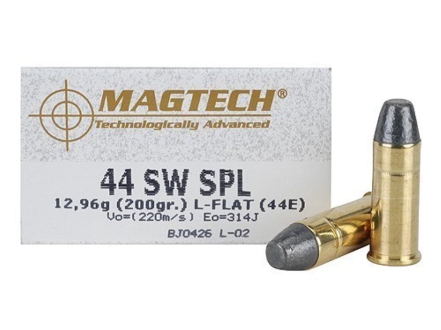 Magtech Cowboy Action 44 Special Ammo 200 Grain Flat Nose Box Of 50