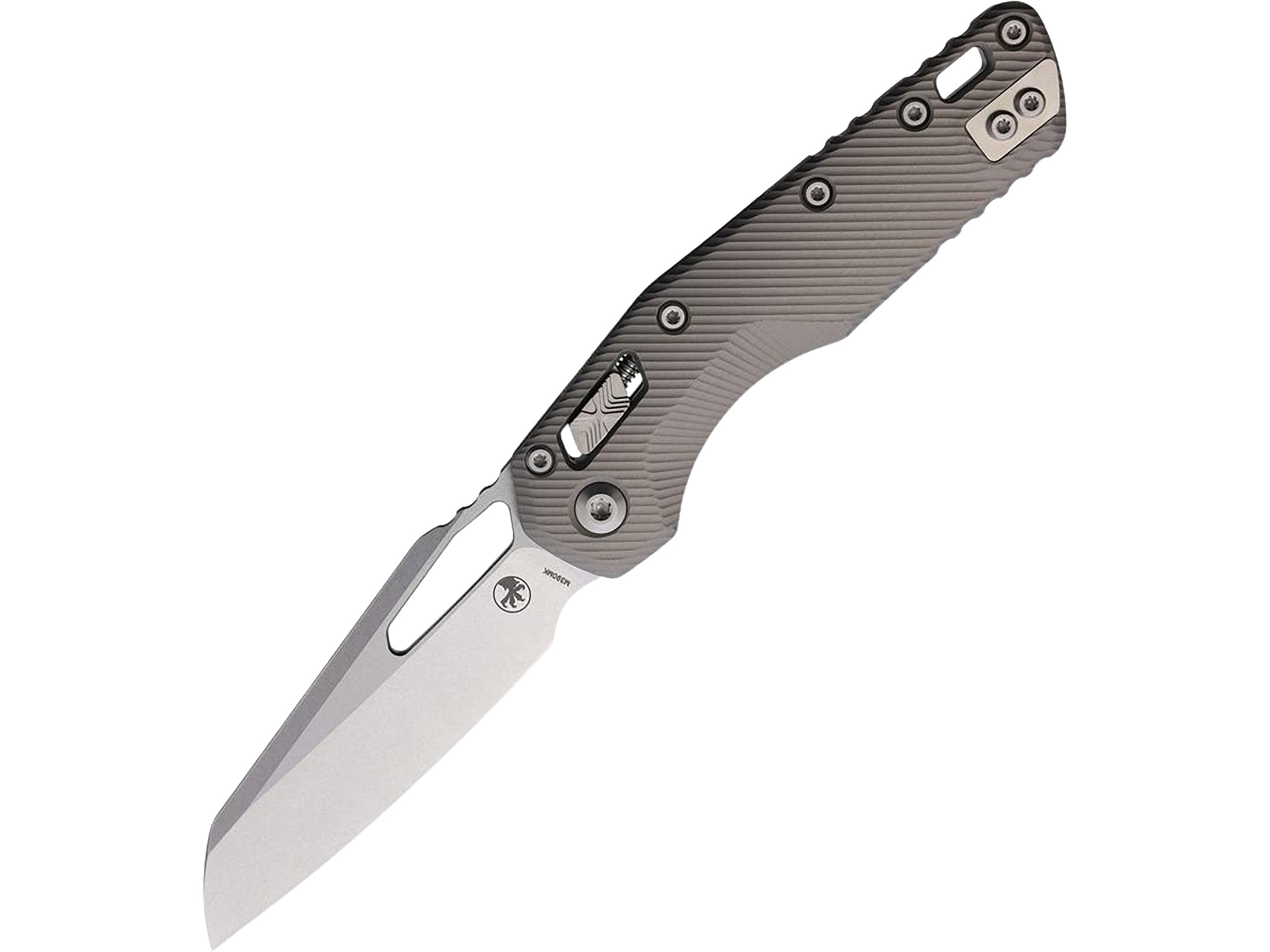 Microtech MSI Pocket Knife 3.88 Fully Serrated Sheepsfoot Bohler