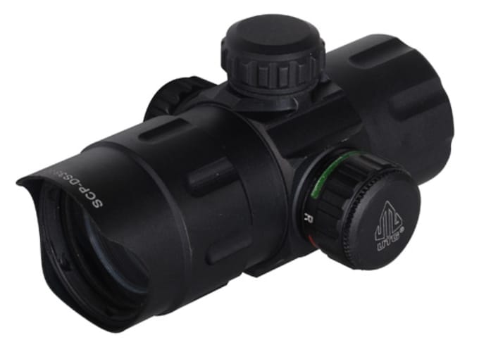 UTG Red Dot Sight 38mm Tube 1x 4 MOA Red and Green Dot with Low and Medium Quick Detachable Picatinny Mounts Matte