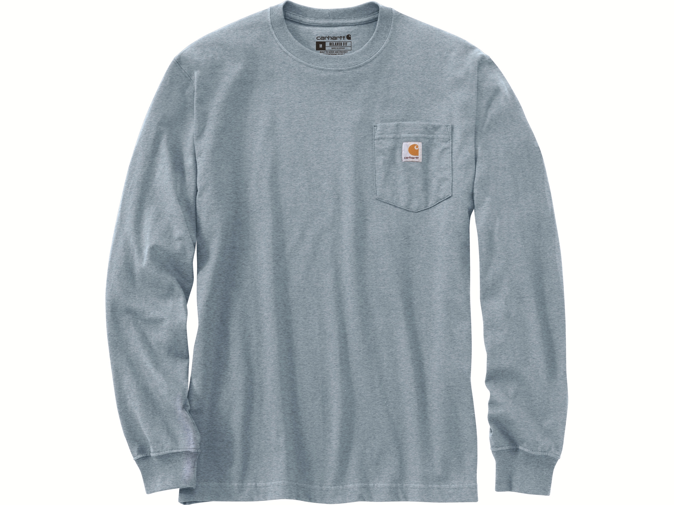 Carhartt Men's Relaxed Fit Heavyweight Long Sleeve Pocket Crafted