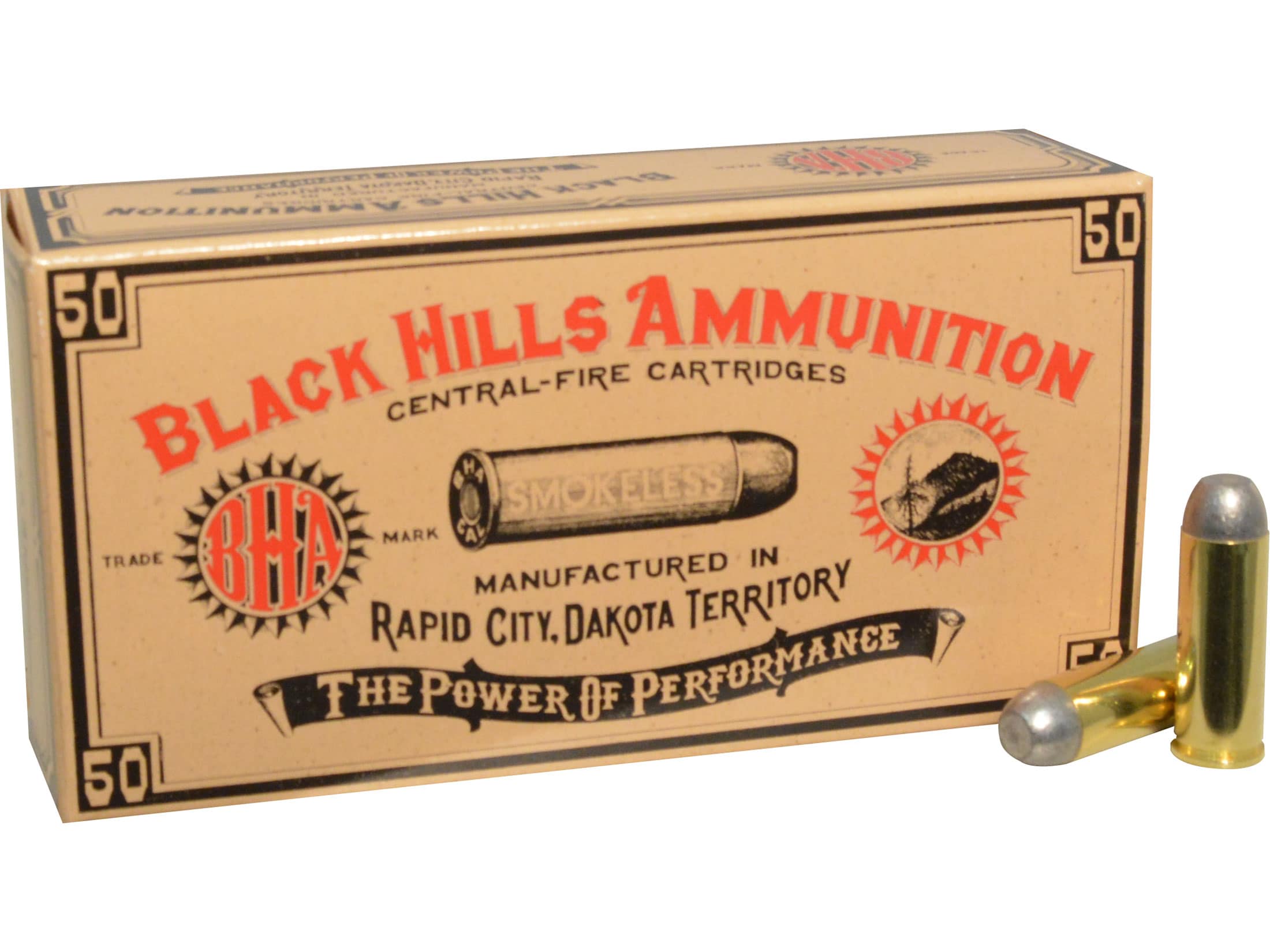 Black Hills Cowboy Action 45 Colt Long Colt Ammo 250 Grain Flat Nose