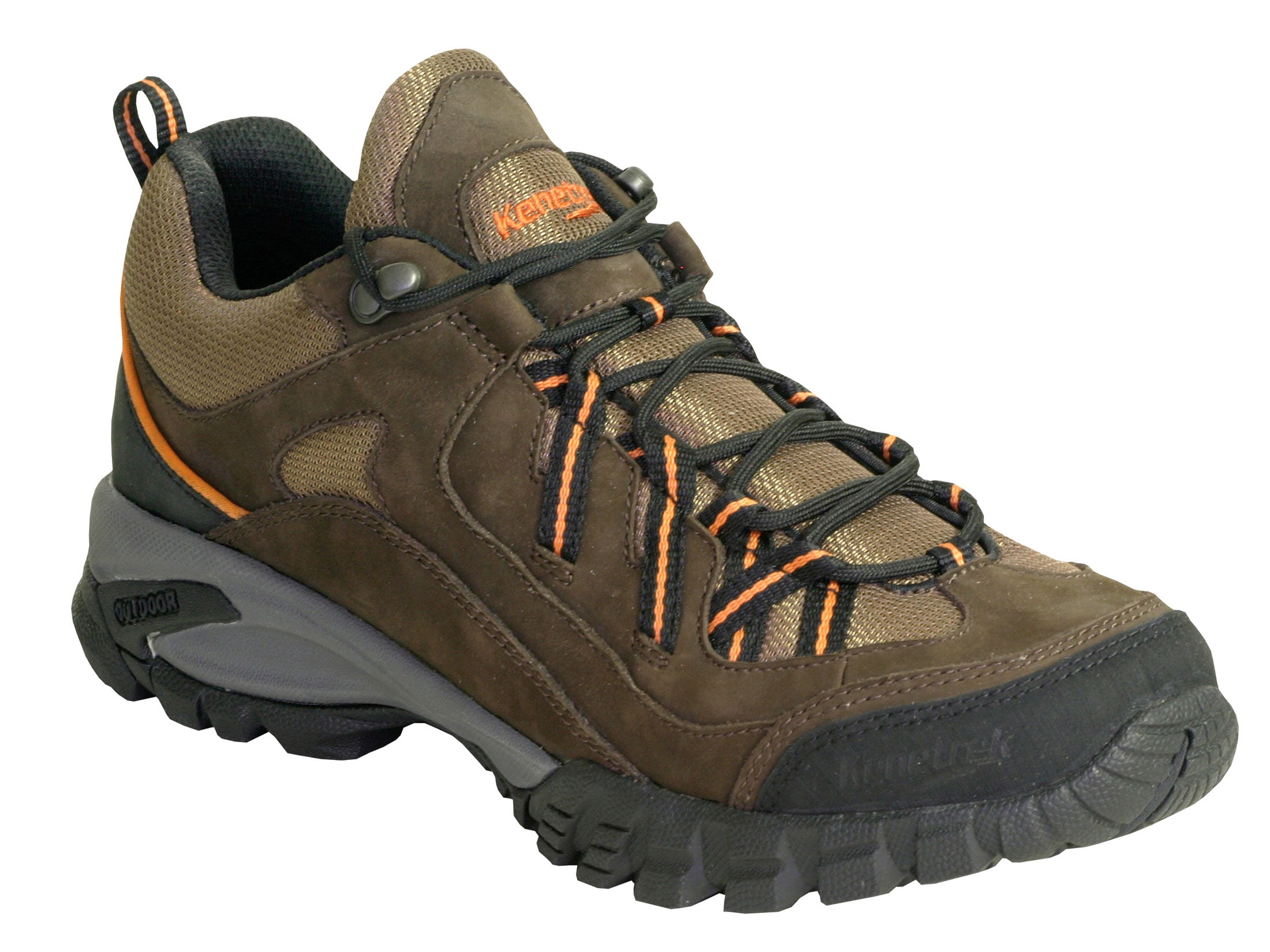 Kenetrek Bridger Ridge Low Waterproof Hiking Boots Leather Nylon Brown