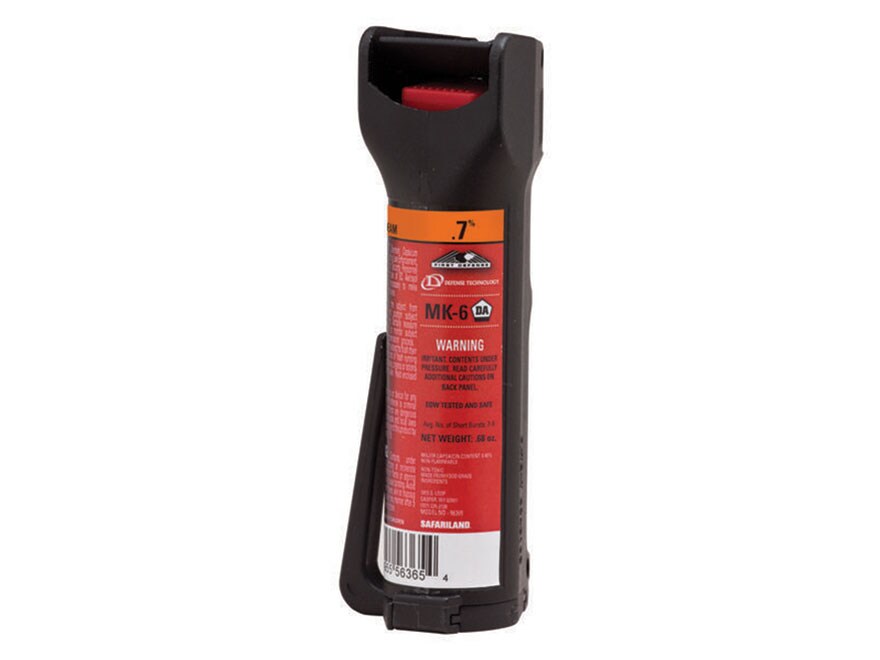 Defense Technology First Defense Pepper Spray .68oz Aerosol MK6 Clip