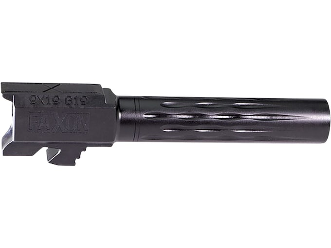 Faxon Match Series Barrel for Glock 19 9mm Luger Nitride