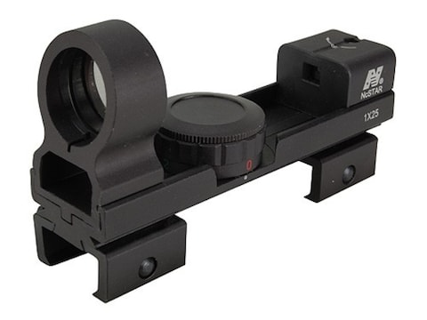 NcStar Reflex Red Dot Sight Red and Green 5 MOA Dot with Interchangeable Weaver and 3/8...