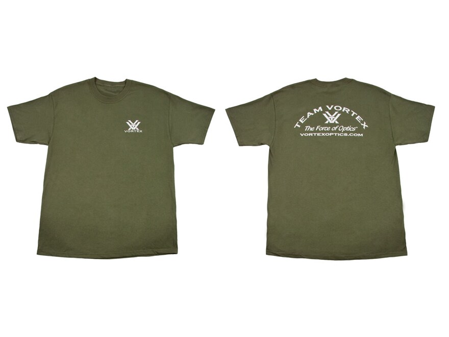 Vortex Optics Team Vortex Optics T-Shirt Short Sleeve Cotton Green