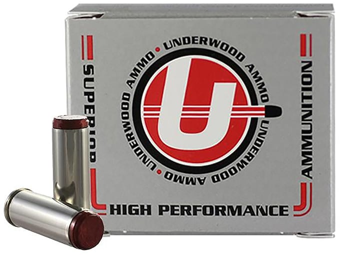 Underwood Ammo Handgun Nickel Plated Brass .45 Colt 225 Grain 20-Rounds HCWC