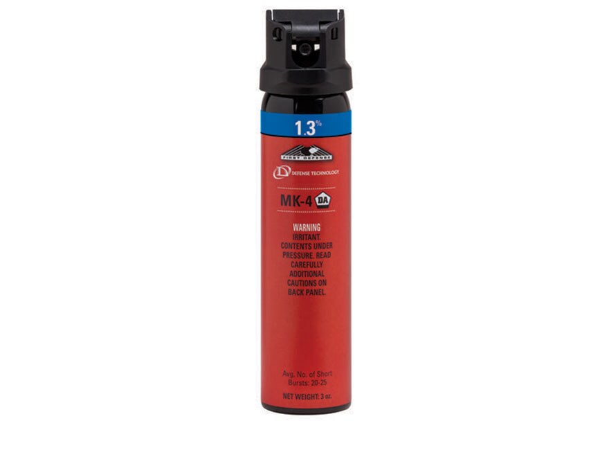 Defense Technology First Defense Pepper Spray 3oz Aerosol MK4 Foam